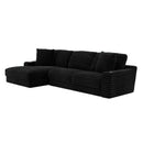  Jackson Furniture Comfrey 304573 RSF Sofa - Black IMAGE 1