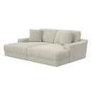 Jackson Furniture Cozy 344515 LSF Chaise with USB - Pearl IMAGE 1