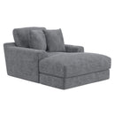  Jackson Furniture Cozy 344519 Chaise with USB - Gunmetal IMAGE 1