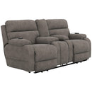  Catnapper Regenerator 764819 Dual Lift Power Headrest Console Loveseat with CR3 Heat/Massage/Lumbar/Zero Gravity - Umber IMAGE 1