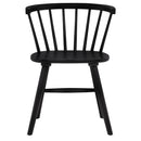  Coaster Furniture Jeffries 107202BLK Set of 2 Windsor Wood Dining Side Chair - Black IMAGE 11
