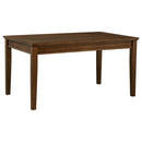  Coaster Furniture Atwood 121761 Rectangular Wood Dining Table - Warm Brown IMAGE 1