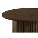  Coaster Furniture Hamlyn 193938WAL 43-inch Round Wood Counter Height Dining Table - Walnut IMAGE 2