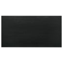  Coaster Furniture Decker 193958BLK 70-inch Rectangular Wood Counter Height Dining Table - Black IMAGE 2