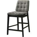  Coaster Furniture Redbridge 193969BLK Set of 2 Velvet Upholstered Counter Chair - Grey/Black IMAGE 5