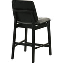  Coaster Furniture Redbridge 193969BLK Set of 2 Velvet Upholstered Counter Chair - Grey/Black IMAGE 8