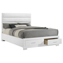  Coaster Furniture Felicity 203510Q Queen Storage Bed - White High Gloss IMAGE 8