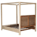  Coaster Furniture Solano 222520KW 85-inch California King Canopy Bed - Weathered Mango IMAGE 13