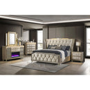  Coaster Furniture Lorient 222661KW California King LED Upholstered Bed - Ivory/Camel IMAGE 13