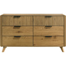 Coaster Furniture Bennett 222903 6-drawer Bedroom Dresser Cabinet - Light Oak IMAGE 3