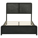  Coaster Furniture Cavelle 223661F 51-inch Upholstered Full Panel Bed - Black IMAGE 10