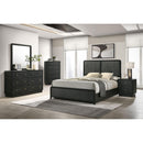  Coaster Furniture Cavelle 223661F 51-inch Upholstered Full Panel Bed - Black IMAGE 12