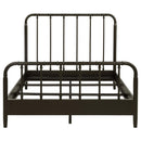 Coaster Furniture Rocco 310035F All Wood Water Pipe Open Frame Full Bed - Dark Bronze IMAGE 1
