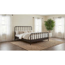  Coaster Furniture Rocco 310035KE All Wood Water Pipe Open Frame Eastern King Bed - Dark Bronze IMAGE 4