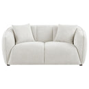  Coaster Furniture Aleisha 503065 Fabric Upholstered Loveseat - Sand IMAGE 11