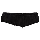  Coaster Furniture Devonshire 511049 Sleeper Sectional Sofa Storage Chaise - Black IMAGE 15