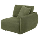  Coaster Furniture Elysia 551898RAF Chenille Upholstered Modular RAF Chair - Green IMAGE 8
