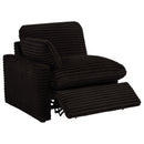  Coaster Furniture Collins 610350P-SET 6-piece Modular Power Reclining Sectional - Chocolate Brown IMAGE 3