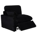  Coaster Furniture Collins 610362P Modular Power Loveseat - Black IMAGE 6
