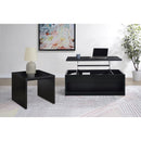  Coaster Furniture Knapp 706227 Engineered Wood Square End Table - Black IMAGE 9