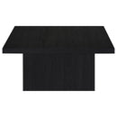  Coaster Furniture Devar 706408-S2 2-piece Square Cocktail Coffee End Table Set - Black IMAGE 10