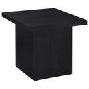  Coaster Furniture Devar 706408-S2 2-piece Square Cocktail Coffee End Table Set - Black IMAGE 7