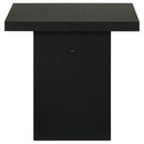  Coaster Furniture Decker 706477 Square Occasional End Table - Black IMAGE 3
