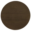  Coaster Furniture Hamlyn 706518-S3 3-piece Round Fluted Coffee and End Table Set - Walnut IMAGE 7