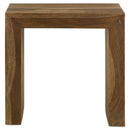  Coaster Furniture Odilia 708418-S2 2-piece Solid Wood Coffee and End Table Set - Auburn IMAGE 10