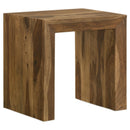  Coaster Furniture Odilia 708418-S2 2-piece Solid Wood Coffee and End Table Set - Auburn IMAGE 7