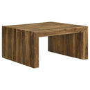  Coaster Furniture Odilia 708418-S2 2-piece Solid Wood Coffee and End Table Set - Auburn IMAGE 8