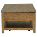  Coaster Furniture Payne 710545 48-inch Mobile Lift Top Coffee Table - Distressed Brown IMAGE 3