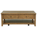  Coaster Furniture Payne 710545 48-inch Mobile Lift Top Coffee Table - Distressed Brown IMAGE 6