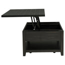  Coaster Furniture Payne 710565 48-inch Mobile Lift Top Coffee Table - Distressed Java IMAGE 5