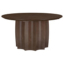  Coaster Furniture Cayenne 710778-S3 3-piece Solid Mango Wood Coffee Table Set - Walnut IMAGE 8