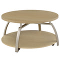  Coaster Furniture Dacre 720318-S2 2-piece Round Coffee and End Table Set - Greige IMAGE 3