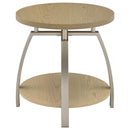  Coaster Furniture Dacre 720318-S3 3-piece Round Coffee and End Table Set - Greige IMAGE 1