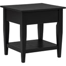  Coaster Furniture Lindenton 722728-S3 3-piece Wood Lift-Top Coffee and End Table Set - Black IMAGE 6