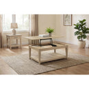  Coaster Furniture Lindenton 722758-S2 2-piece Wood Lift-Top Coffee and End Table Set - Blonde IMAGE 2