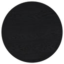  Coaster Furniture Sweeney 722828 39-inch Round Wood Occasional Coffee Table - Black IMAGE 4
