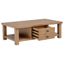 Coaster Furniture Beasley 723328-S2 2-Piece Wood Coffee Table Set - Golden Oak IMAGE 6