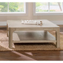  Coaster Furniture Solano 723488 Square Wood Coffee Table - Weathered Mango IMAGE 6