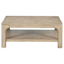  Coaster Furniture Solano 723488-S3 3-piece Square Coffee Table Set - Weathered Mango IMAGE 5
