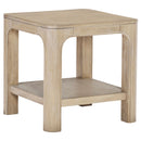  Coaster Furniture Solano 723488-S3 3-piece Square Coffee Table Set - Weathered Mango IMAGE 8