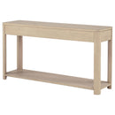  Coaster Furniture Marcelo 736059 Sofa Console Table with 2 Drawers and Shelf - Light Elm IMAGE 11