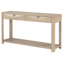  Coaster Furniture Marcelo 736059 Sofa Console Table with 2 Drawers and Shelf - Light Elm IMAGE 13