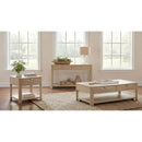  Coaster Furniture Marcelo 736059 Sofa Console Table with 2 Drawers and Shelf - Light Elm IMAGE 15