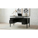  Coaster Furniture Graham 800866 54-inch 4-drawer Double Pedestal Lift Top Computer Desk - Black IMAGE 2