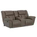  Catnapper Sentinel 3179 Lay Flat Reclining Loveseat with Extended Ottoman - Taupe IMAGE 1