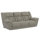  Catnapper Sentinel 63171 Power Lay Flat Reclining Sofa with Extended Ottoman - Smoke IMAGE 1